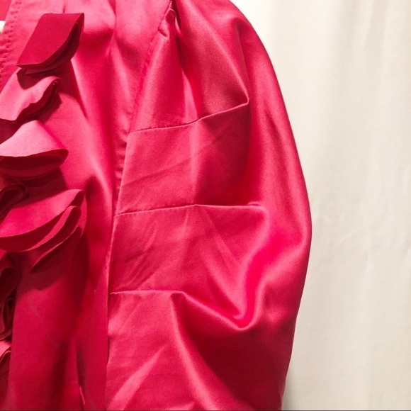 Vanity Ruffle Magenta Top - Picture 2 of 4